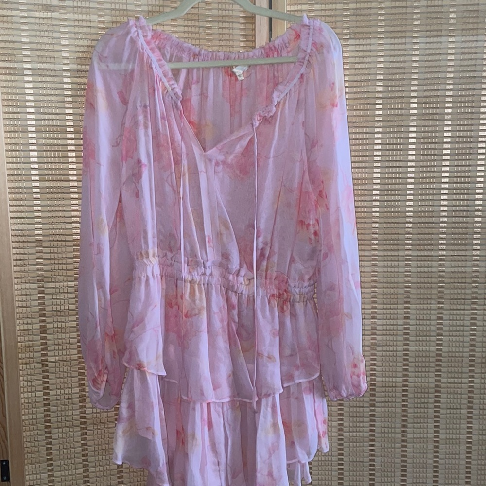 LoveShackFancy pink dress, never worn, size XL